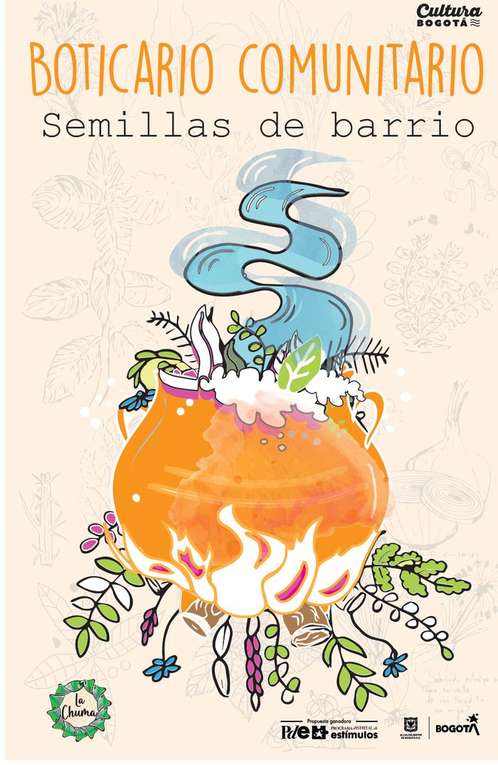 Portada del fanzine Boticario comunitario, semillas de barrio 2024